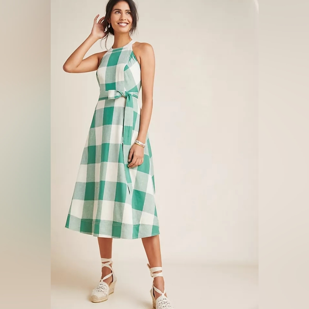 Maeve // Greta Gingham Dress